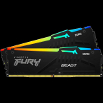 Kingston 32GB 6400MT/s DDR5 CL32 DIMM (Kit of 2) FURY Beast RGB EXPO