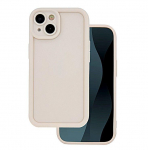 Back panel cover iLike Samsung Galaxy A05S Rim TPU case Beige