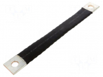 Braids | insulated earthing tape | W: 40mm | 95mm2 | &Oslash;1: 17mm | &Oslash;2: 17mm