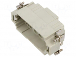 Connector: HDC | contact insert | male | CX | PIN: 6 | 40A | 600V | 6+PE