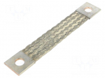 Braids | earthing tape | W: 40mm | 95mm2 | &Oslash;1: 17mm | &Oslash;2: 17mm | 330A | KT