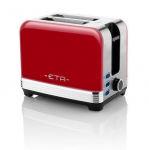 Toster ETA  Storio Toaster 916690030 Power 930 W, Housing material Stainless steel, Red