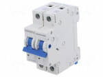 Circuit breaker | 230/400VAC | Inom: 10A | Poles: 1+N | Charact: B | 6kA