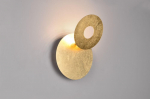 Trio Leano LED sienas lampa round gold  240310179 4017807581072
