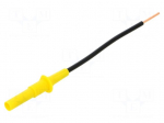 Measuring tip | 36A | yellow | Socket size: 4mm | L: 140mm