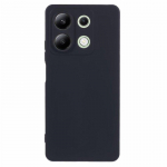 Back panel cover Connect Xiaomi Redmi Note 13 5G Premium Quality Soft Touch Silicone Case Black