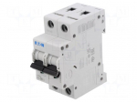 Circuit breaker | 230/400VAC | Inom: 8A | Poles: 2 | Charact: D | 6kA
