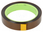 Tape: electrical insulating | W: 19mm | L: 33m | Thk: 0.076mm | acrylic