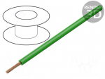 Wire | H07V-K,X07V-K | stranded | Cu | 6mm2 | PVC | green | 450V,750V