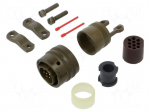 Connector: military | plug | male | PT/451 | 7.5A | 600V | PIN: 10 | olive