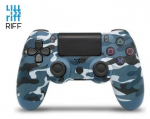 Riff DualShock 4 v2 Wireless Game Controller for PlayStation PS4 / PS TV / PS Now Blue camouflage