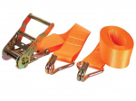 RATCHET TIE-DOWN WITH HOOKS - max. 1000 kg - 4.5 m x 50 mm