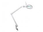 LED desk working lamp with magnifying glass - dimmable - 5 dioptre - 60 LEDs - warm & cold white