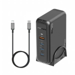 Promate GaNPort-140W GaNFast&trade; Charging station 140W / USB-C PD 3.1 / QC3.0
