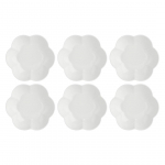 Set of 6 Villadeifiori Soup Plates - White, 20 cm
