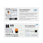 PNI MAB300LR swing gate automation kit, with 2 40W motors, remote controls and control panel, photocells and lamp, gate length 2 x 2.5m max, gate weight 200Kg