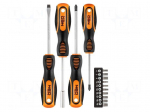 Screwdriver: universal-set | Phillips,slot | PH1,PH2,SL 6.5