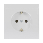 Uued tooted // Gniazdo pojedyncze p/t 2P+Z, Schuko Luna, 16A, 250V, PT-17L, biały