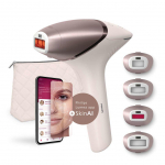 Epilator Philips  IPL Hair Removal Device with SenseIQ | BRI977/00 Lumea 9900 Series | Bulb lifetime (flashes) 450.000 | Number of power levels 5 | Rose