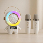 Portable Speaker Riff TK66 Karaoke System Astronauts White