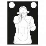 TS-9 silhouette shooting targets  Frenchman - set of 50