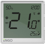 Smart Thermostat EOne ZigBee 230V, White, ENGO