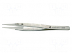 Tweezers | 125mm | Blade tip shape: flat | universal