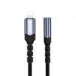 Converter BWOO Adapter AUX 3.5mm - Lightning Black BZ48
