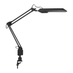 Galda lampa 100-240V, 5W LED  8.8*28*74cm, kabelis 1.6m, melna (8)