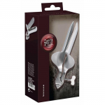 Vaginal speculum fetish collection stainless steel, blades 10.5&times;4 cm, opens to ~10 cm