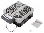 Blower heater | 200W | IP20 | for DIN rail mounting | 119x151x47mm