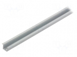Profiles for LED modules | recessed | white | L: 1m | aluminium