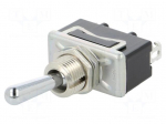 Switch: toggle | Pos: 2 | SPDT | ON-ON | 10A/250VAC | 8A/30VDC | -25&divide;70&deg;C