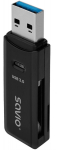 Card reader Savio USB 3.0 SD Reader Black