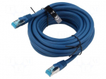 Patch cord | S/FTP | Cat: 5e | RJ45 plug,both sides | wire | OFC | 6m | PVC