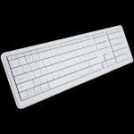 CLEVETURA CLVX 1 Touch-On-Keys AI Wireless Keyboard, ANSI US Mac layout, Scissor Switches, Aluminum Chassis, Interactive RGB, Mac/iPad/AppleTV/PC support