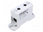 Splice terminal: distribution block | for DIN rail mounting