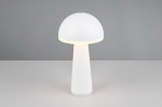 Trio Fungo LED table lamp matt white rechargeable gaismeklis R57716131 4017807603330