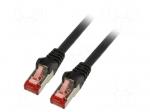 Patch cord | S/FTP | Cat: 6 | RJ45 plug,both sides | stranded | CCA
