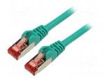Patch cord | S/FTP | Cat: 6 | RJ45 plug,both sides | stranded | Cu | 3m