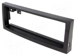 Radio mounting frame | Citro&euml;n,Peugeot | 1 DIN | black