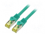 Patch cord | S/FTP | Cat: 6a | RJ45 plug,both sides | stranded | Cu | 1m