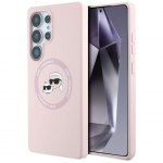 Other goods Karl Lagerfeld Karl Lagerfeld Silicone Double Heads And Circle MagSafe Samsung Galaxy S25 Ultra Case Pink