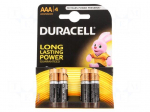 Battery: alkaline | 1.5V | AAA,R3 | Basic | Batt.no: 4