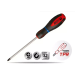T&ouml;&ouml;riistad ja m&otilde;&otilde;teseadmed // K&auml;sit&ouml;&ouml;riistad ja k&auml;sit&ouml;&ouml;riistade komplektid // Wkrętak krzyżowy phillips ph1x100mm, stal s2, uchwyt 3-mat.