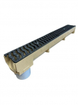 DUCT ELEMENT WITH CAST IRON GRATE AND P