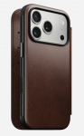 Nomad Modern Leather Folio mobile phone case 16 cm (6.3") Brown