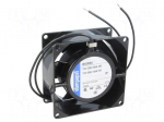 Fan: AC | axial | 115VAC | 80x80x38mm | 61m3/h | 34dBA | slide bearing