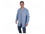 Coat | ESD,unisex | blue (bright) | L | 135g/m2