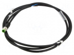Cable: for sensors/automation | PIN: 4 | M8 male | straight | 1.5m